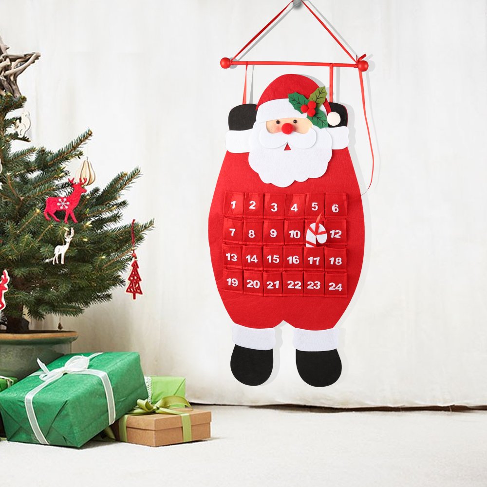 Amazon.com: D-FantiX Santa Christmas Advent Calendar 2024